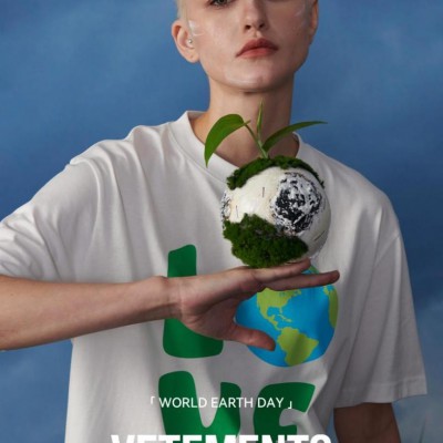 国际轻奢潮牌VETEMENTS推出地球日胶囊系列，倡导与自然共生的理念