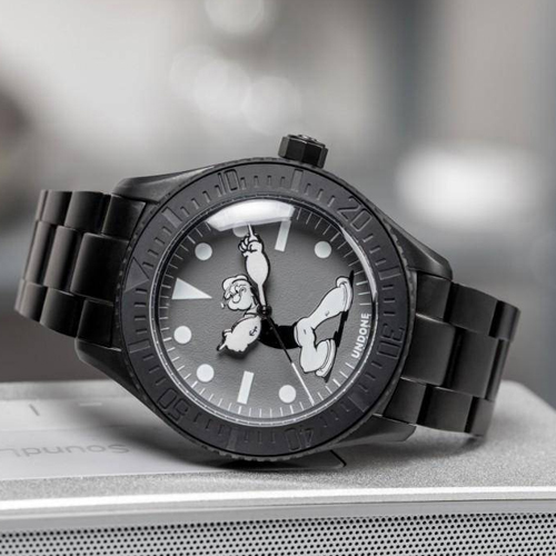 「致单色世界」手表品牌“UNDONE”与大力水手发布全新合作手表